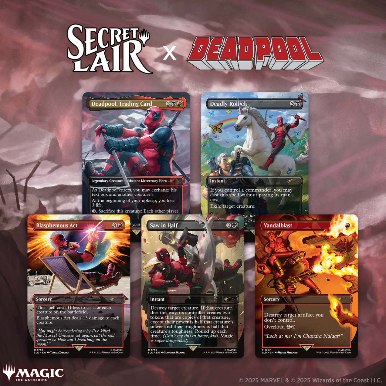 Magic The Gathering - Secret Lair - Deadpool - Non Foil