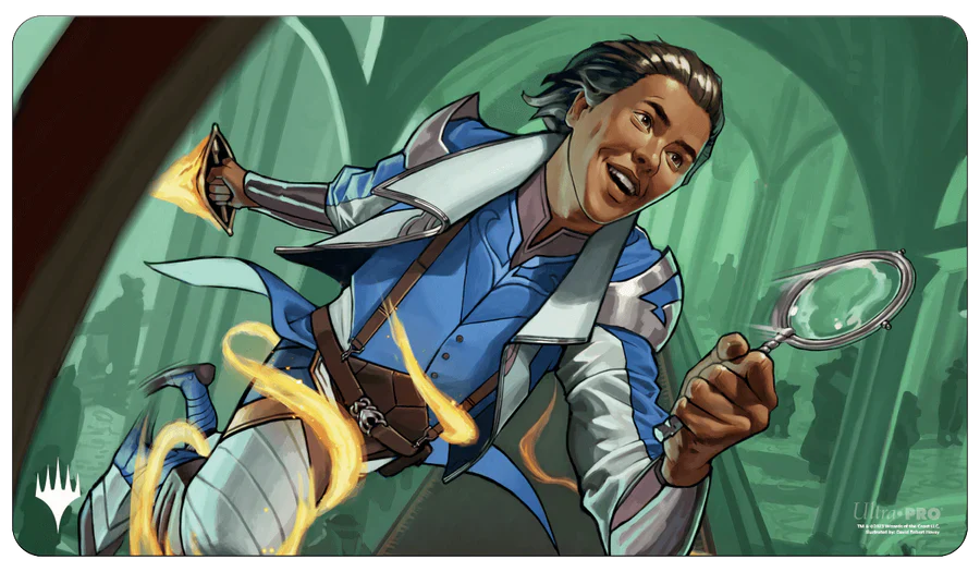 Magic The Gathering - Playmat Murder at Karlov Manor - Kellan, un entusiasta eso