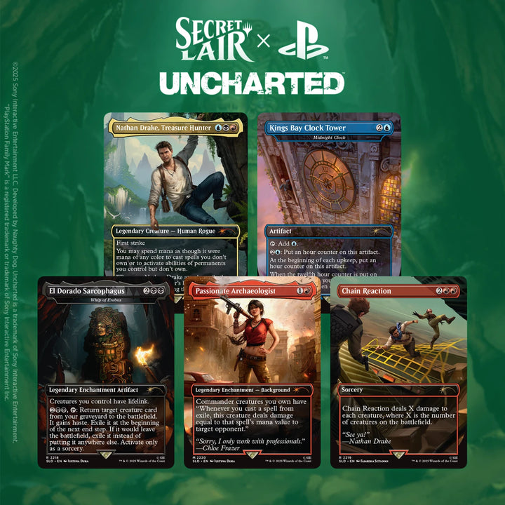Magic The Gathering - Secret Lair Playstation - Uncharted - Regular