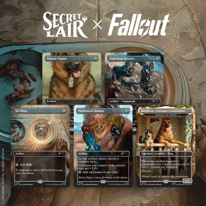 Magic The Gathering - Secret Lair Fallout - Greet The Dog (ENG)