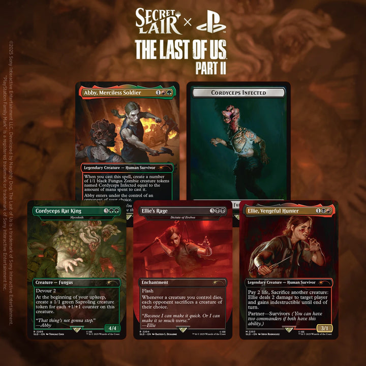 Magic The Gathering - Secret Lair Playstation - The Last of Us -Part II-  Regula
