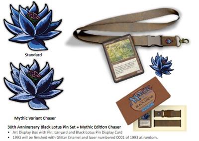 Magic The Gathering - Black Lotus Pin Set
