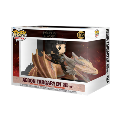 Funko POP! - House of Dragons: Aegon Targaryen & Sunfyre - 135