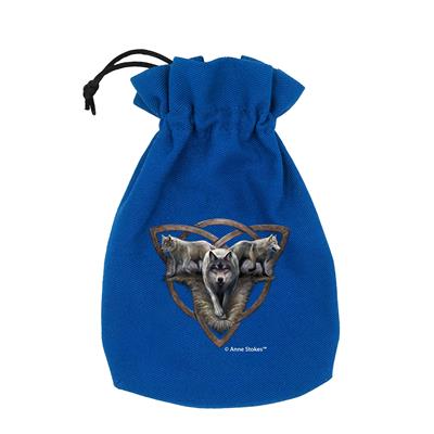 Anne Stokes Dice Pouch: Wolf Trio
