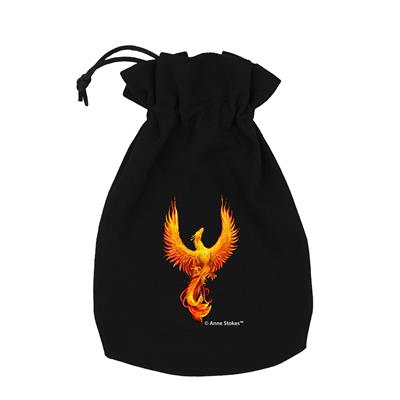 Anne Stokes Dice Pouch: Phoenix