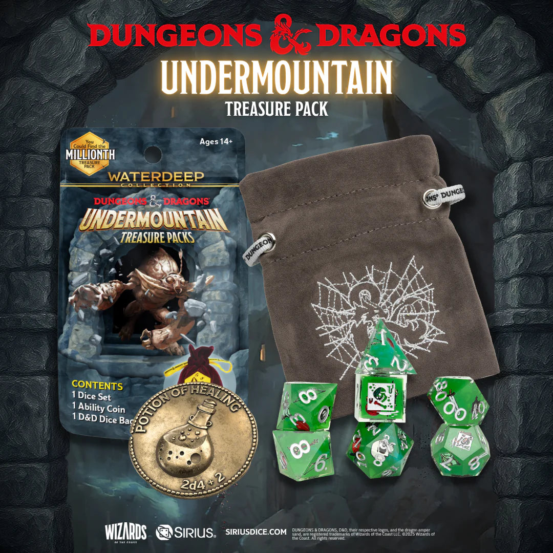 Sirius Dice - Dungeons & Dragons Undermountain Treasure Packs: Waterdeep Collection