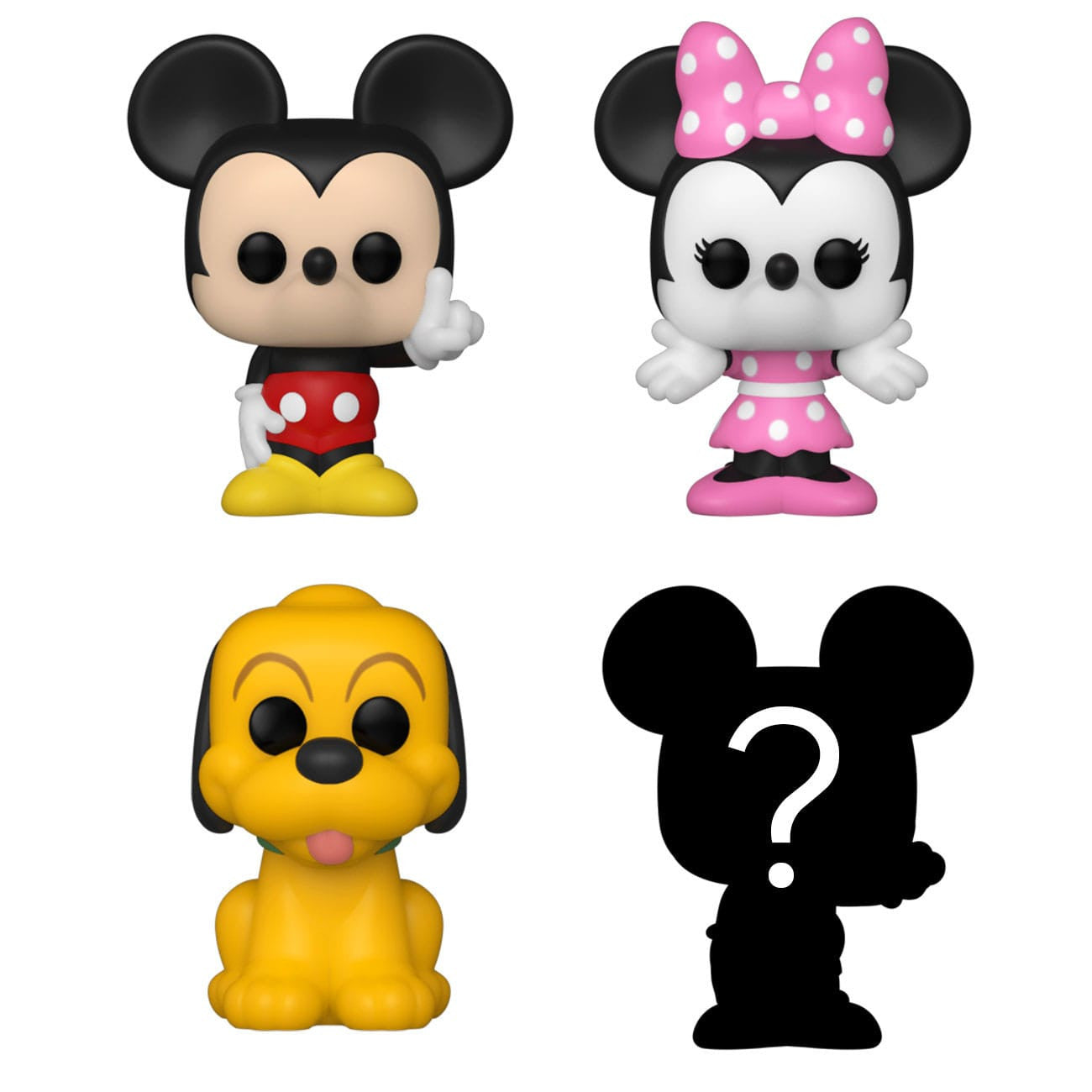 Bitty POP Disney  ! Vinyl Figure 4-Pack Mickey  2,5 cm