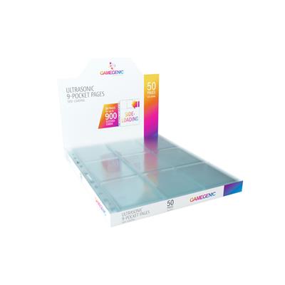 Gamegenic - Ultrasonic 9-Pocket Pages Sideloading DISPLAY 50 Fogli