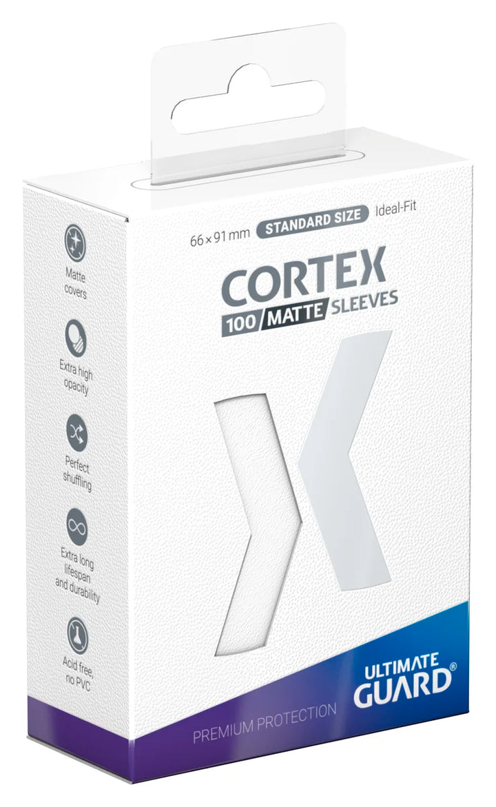 Ultimate Guard Cortex Sleeves Matte Standard Size (100) - White