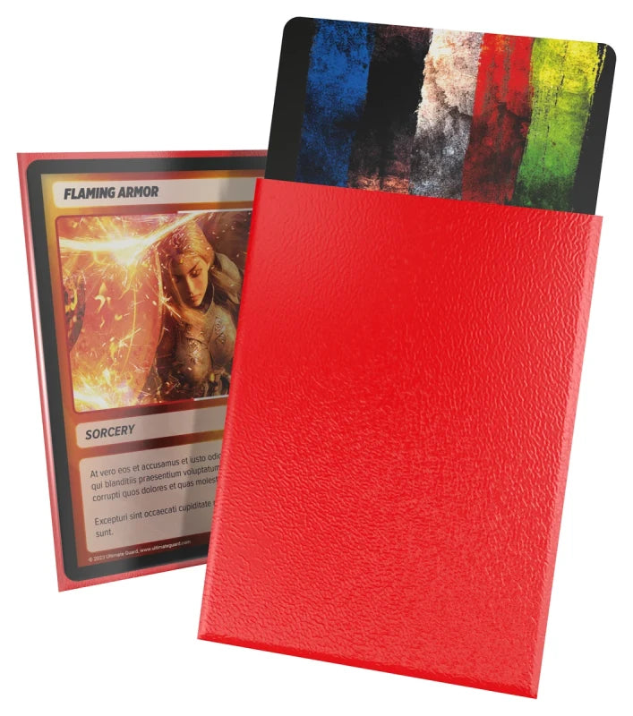 Ultimate Guard Cortex Sleeves Matte Standard Size (100) - Red