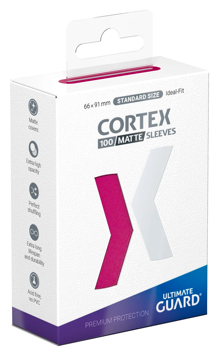 Ultimate Guard Cortex Sleeves Matte Standard Size (100) - Pink