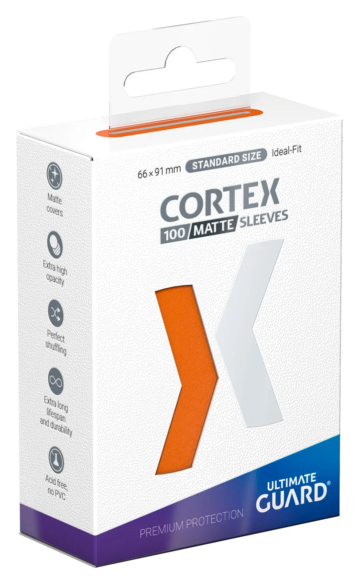 Ultimate Guard Cortex Sleeves Matte Standard Size (100) - Orange