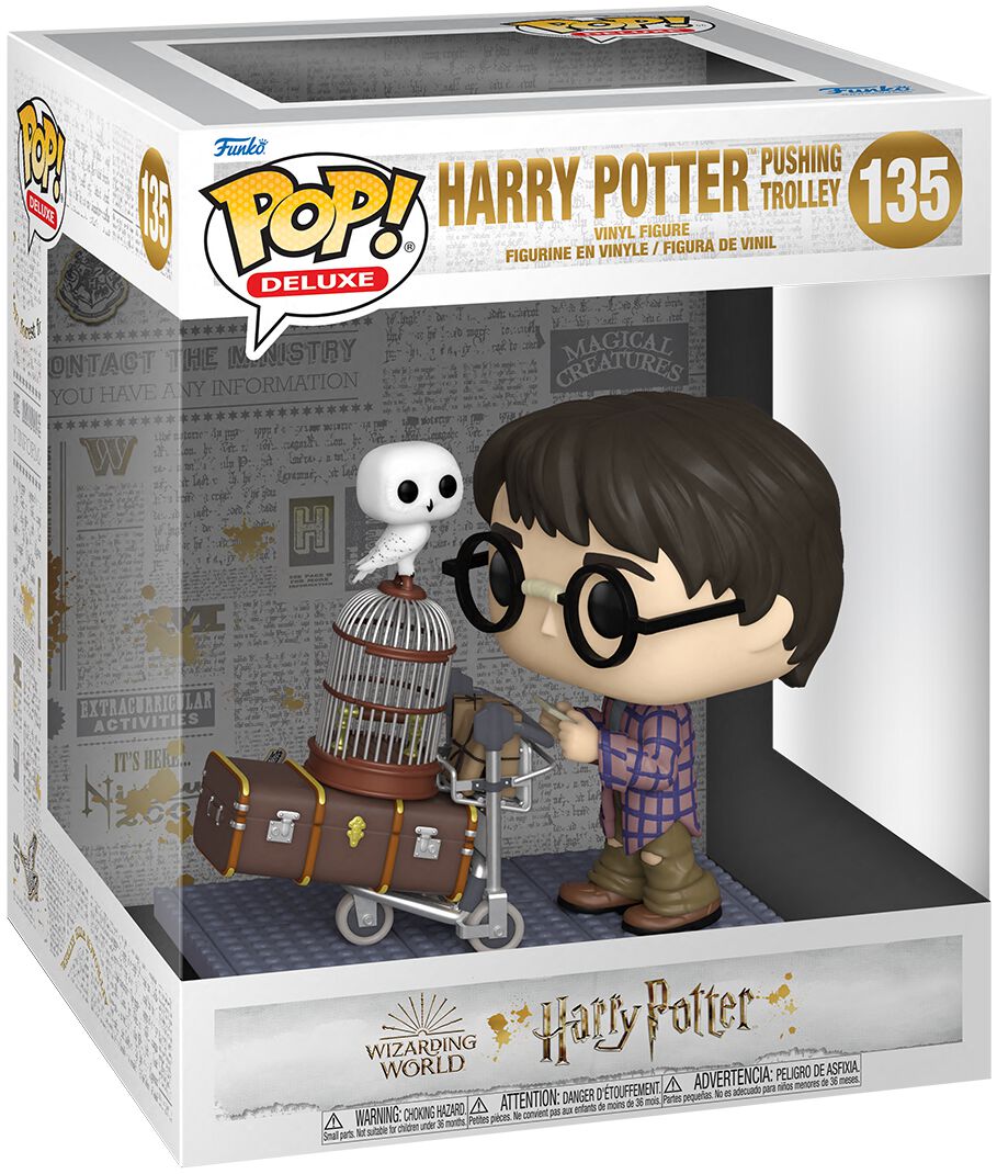 Funko Pop! Harry Potter pushing Trolley - Super Pop! Deluxe nr. 135