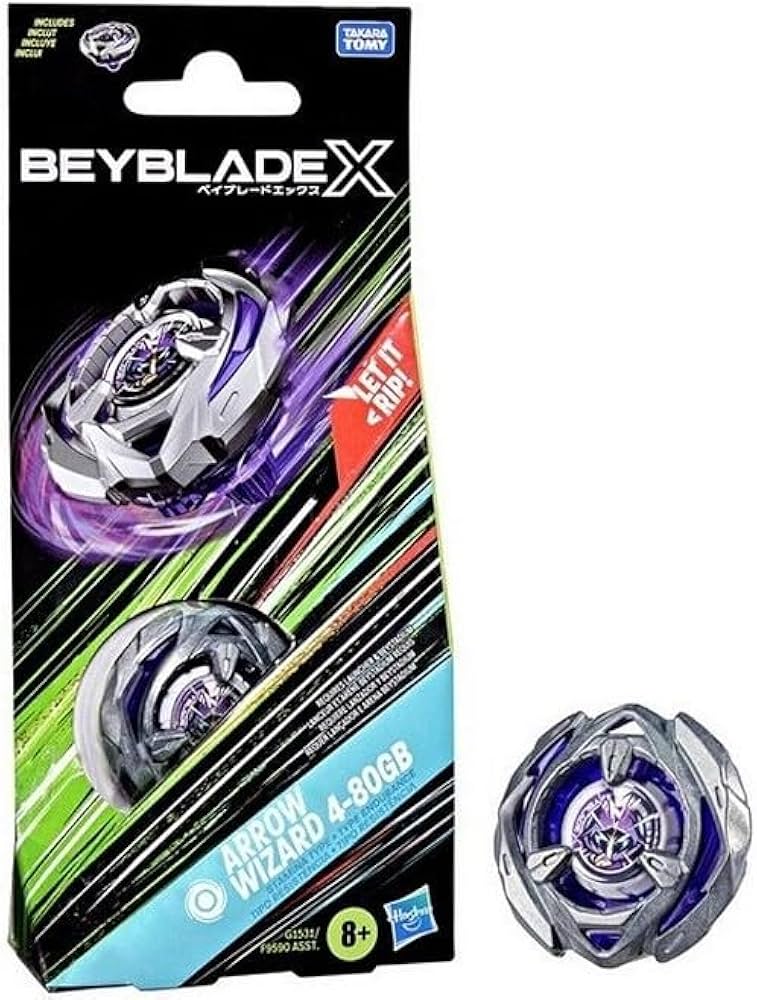 BEYBLADE-X - BOOSTER SINGLE TOP Arrow Wizard  4-80GB