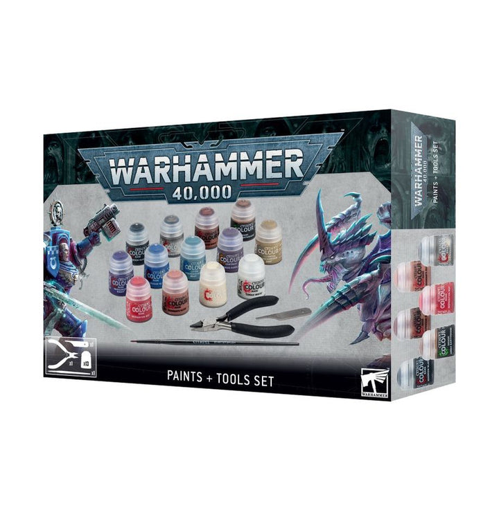 Warhammer:40000 - Paints + Tools Set