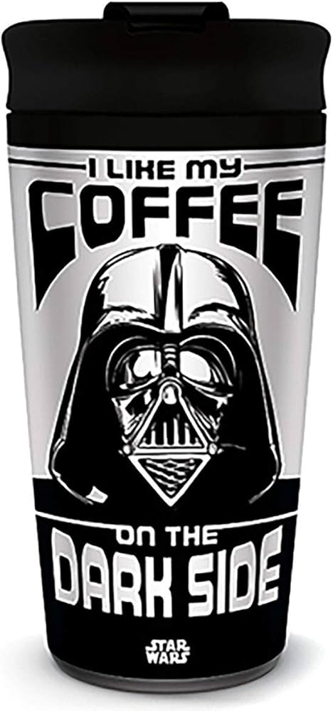 Star Wars - Darth Vader "I like my Coffe" tazza da viaggio in metallo