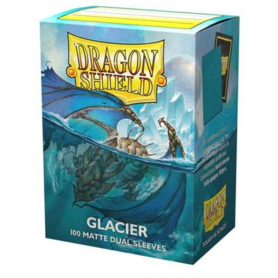 Dragon Shield Standard Matte Dual Sleeves - Glacier (100 Bustine)