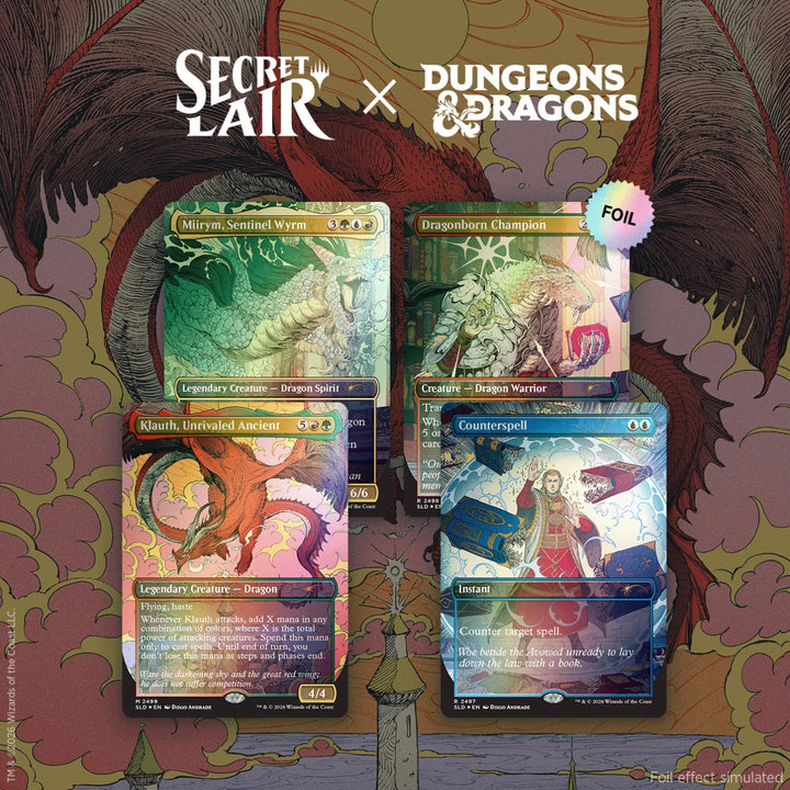 Magic The Gathering - Secret Lair Dungeons & Dragons - Whispers in Candlekeep FOIL (ENG)