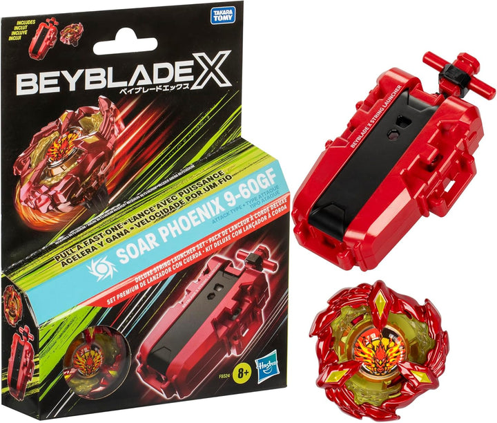 BeyBladeX - deluxe String Launcher Set - Soar Phoenix 9-60GF