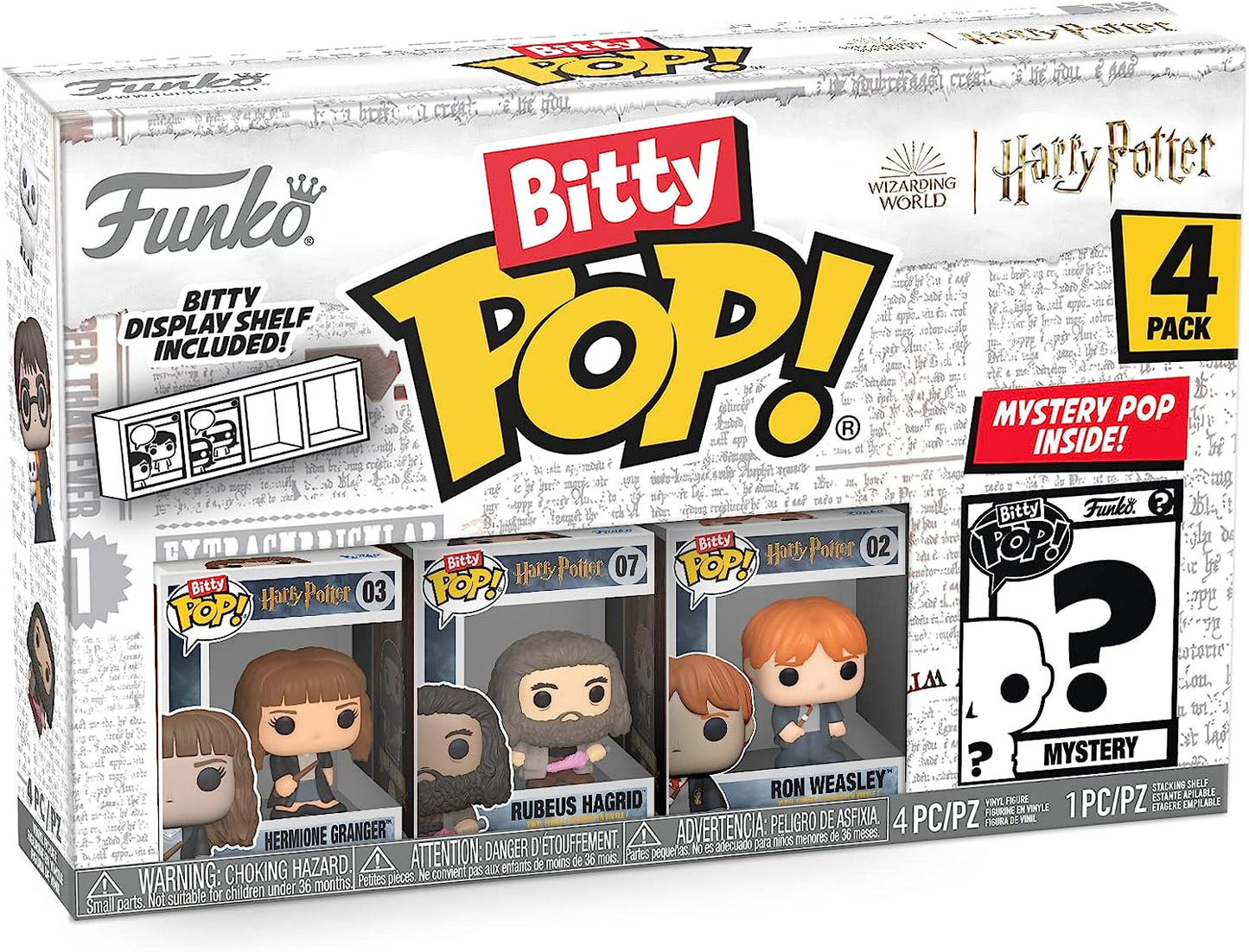 Bitty POP! Harry Potter - Figure 4-Pack Hermione 2,5 cm