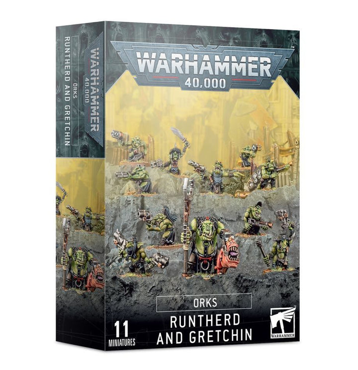 Warhammer:40000 - Orks - Runtherd and Gretchin