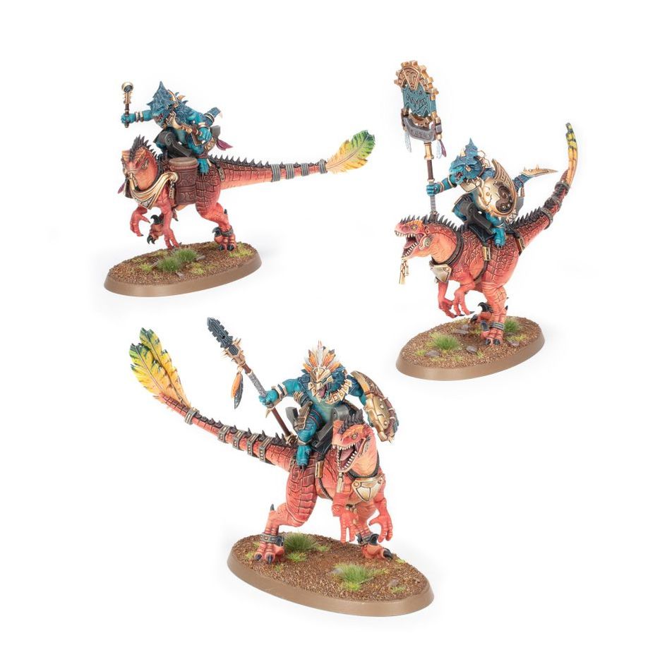 Warhammer Age of Sigmar - Seraphon - Aggradon Lancers
