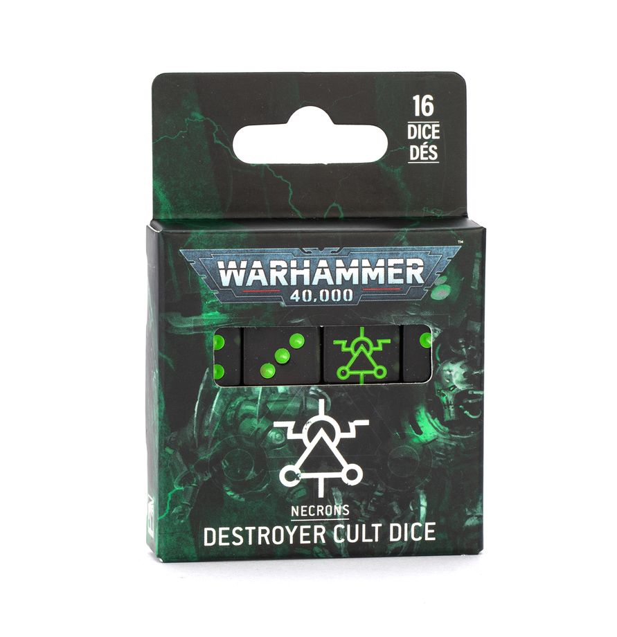Warhammer 40000 - Necrons - Desroyer Cult Dice