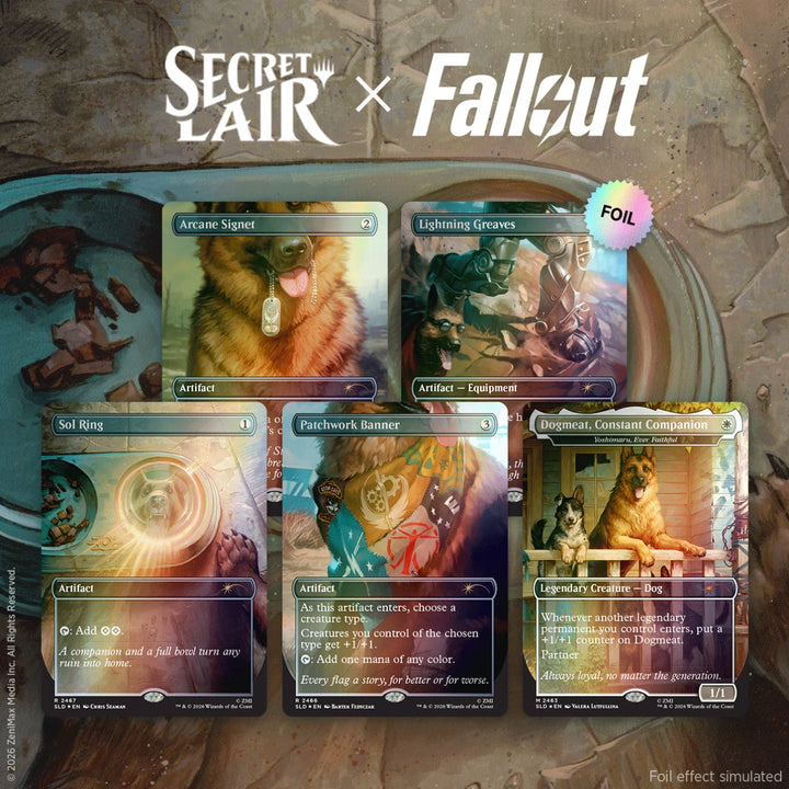 Magic The Gathering - Secret Lair Fallout - Greet The Dog (ENG)