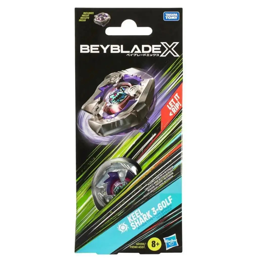 BEYBLADE-X - BOOSTER SINGLE TOP Keel Shark 3-60LF