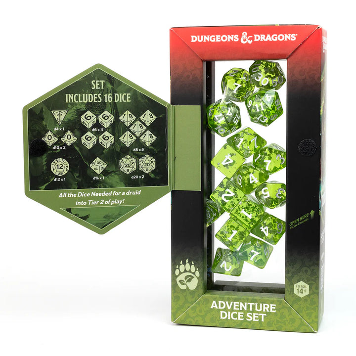 D&D Adventure Dice - Druid: Green