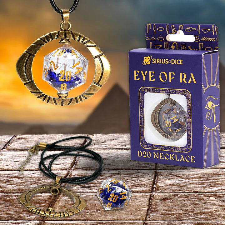 Sirius Dice - Collana D20 "Eye of Ra"