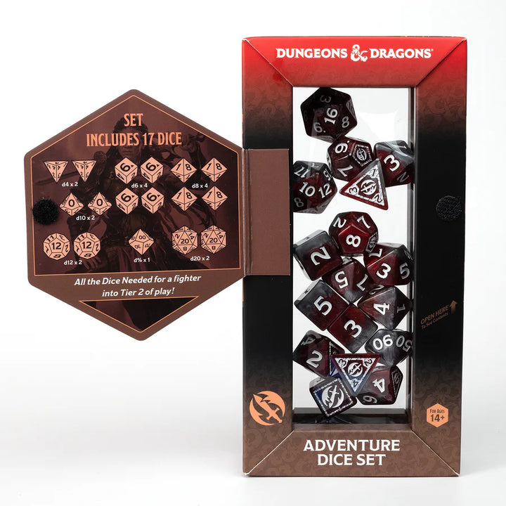 D&D Adventure Dice - Fighter: Red