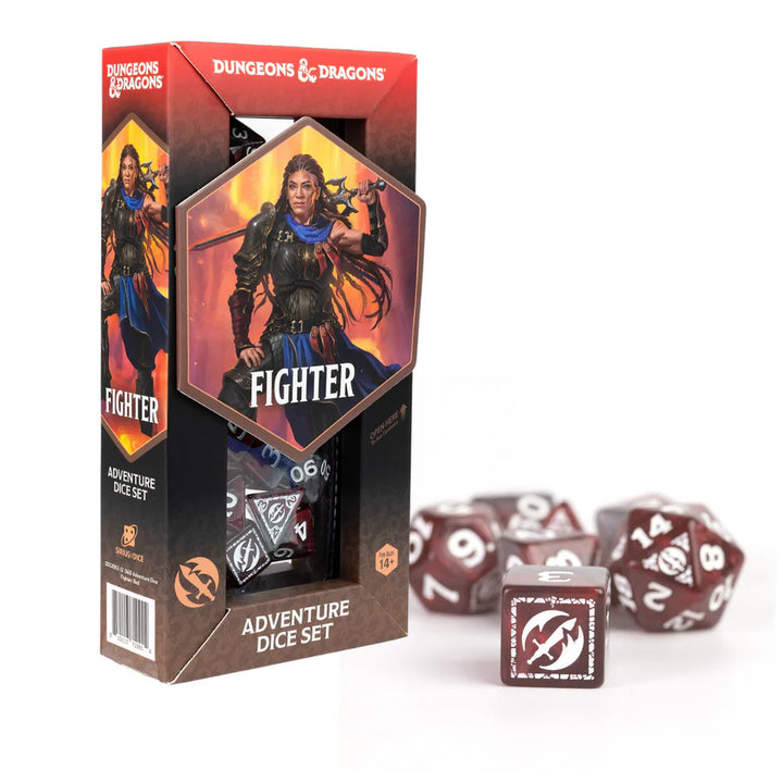 D&D Adventure Dice - Fighter: Red
