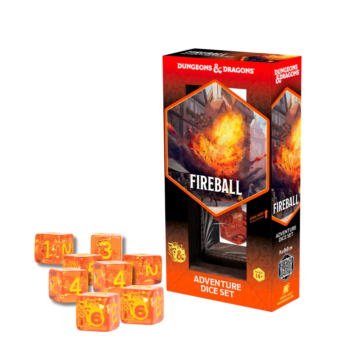 Sirius Dice - D&D Adventure Dice Adventure Dice - Fireball