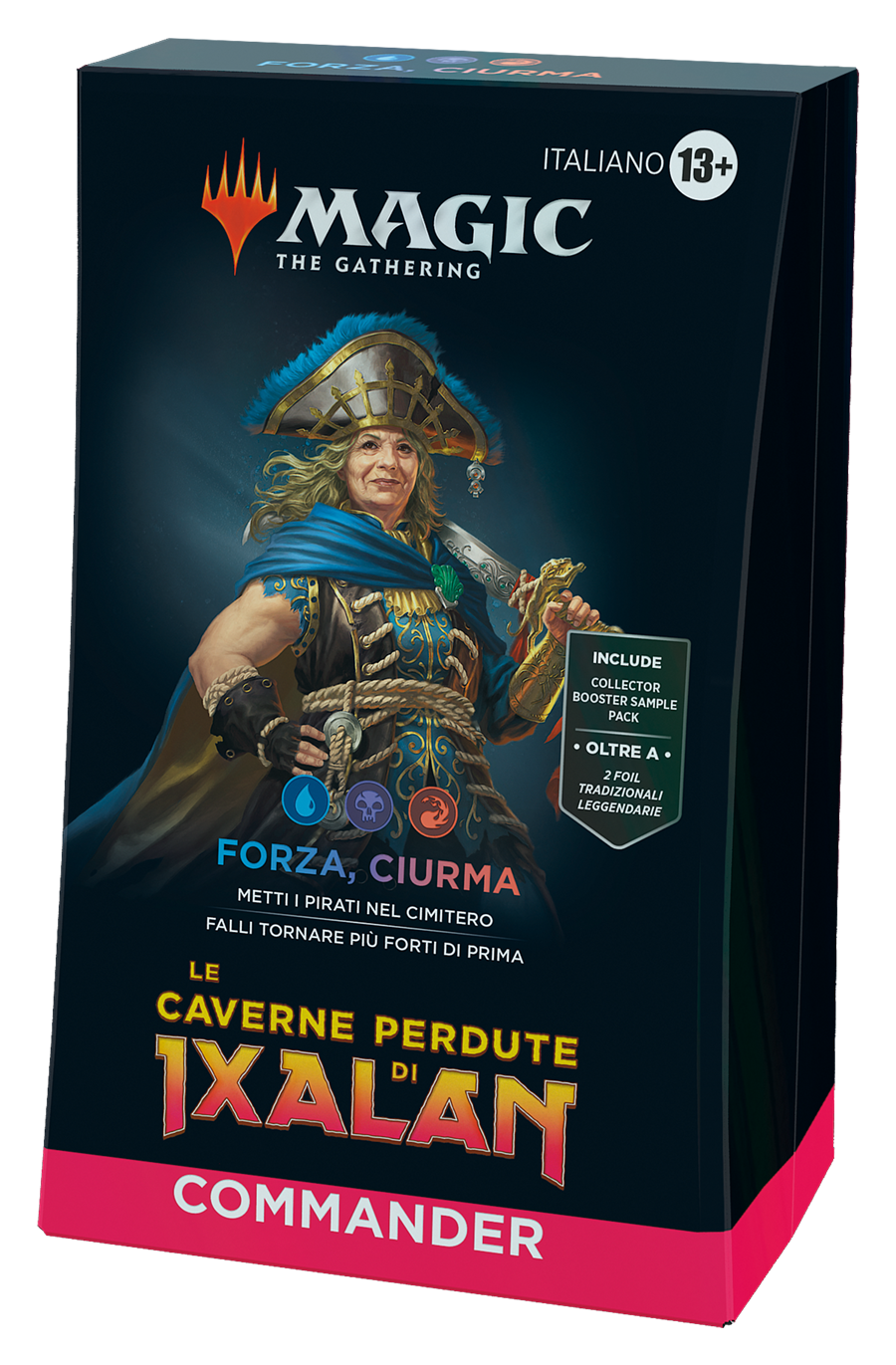 Magic The Gathering - Le Caverne perdute di Ixalan - Commander Deck Forza, Ciurma ITA