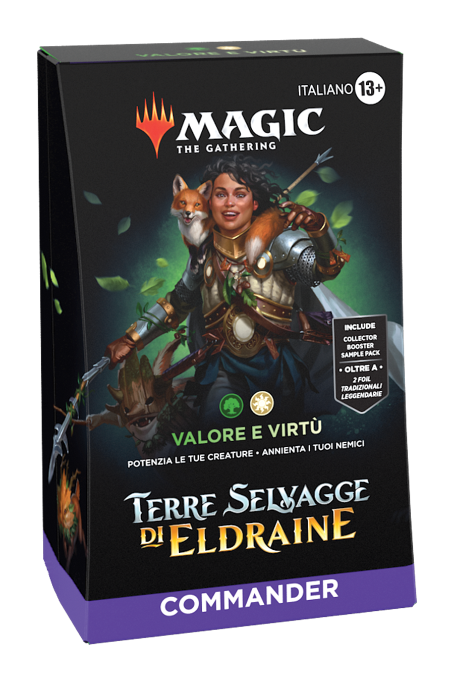 Magic The Gathering - Wilds of Eldraine Commander Deck  - Virtù e Valore