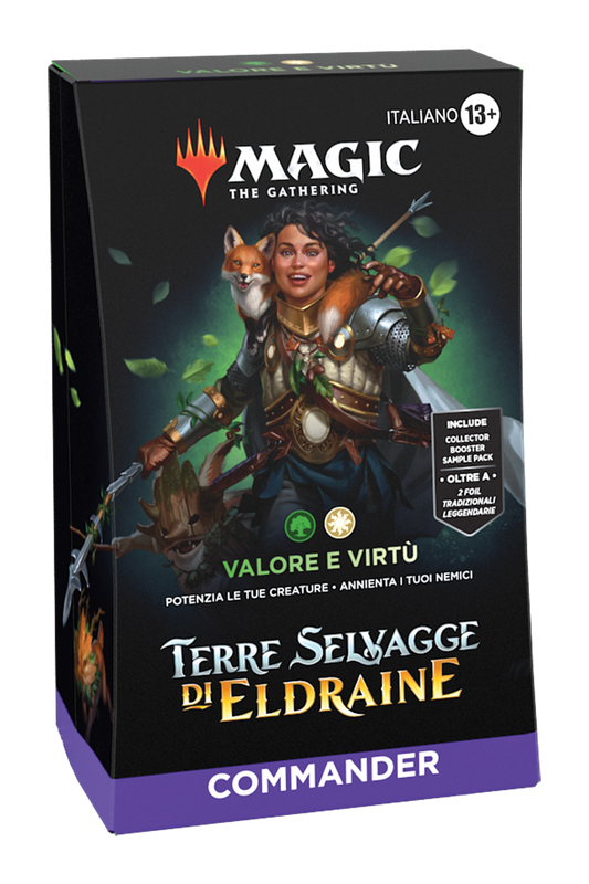 Magic The Gathering - Wilds of Eldraine Commander Deck  - Virtù e Valore