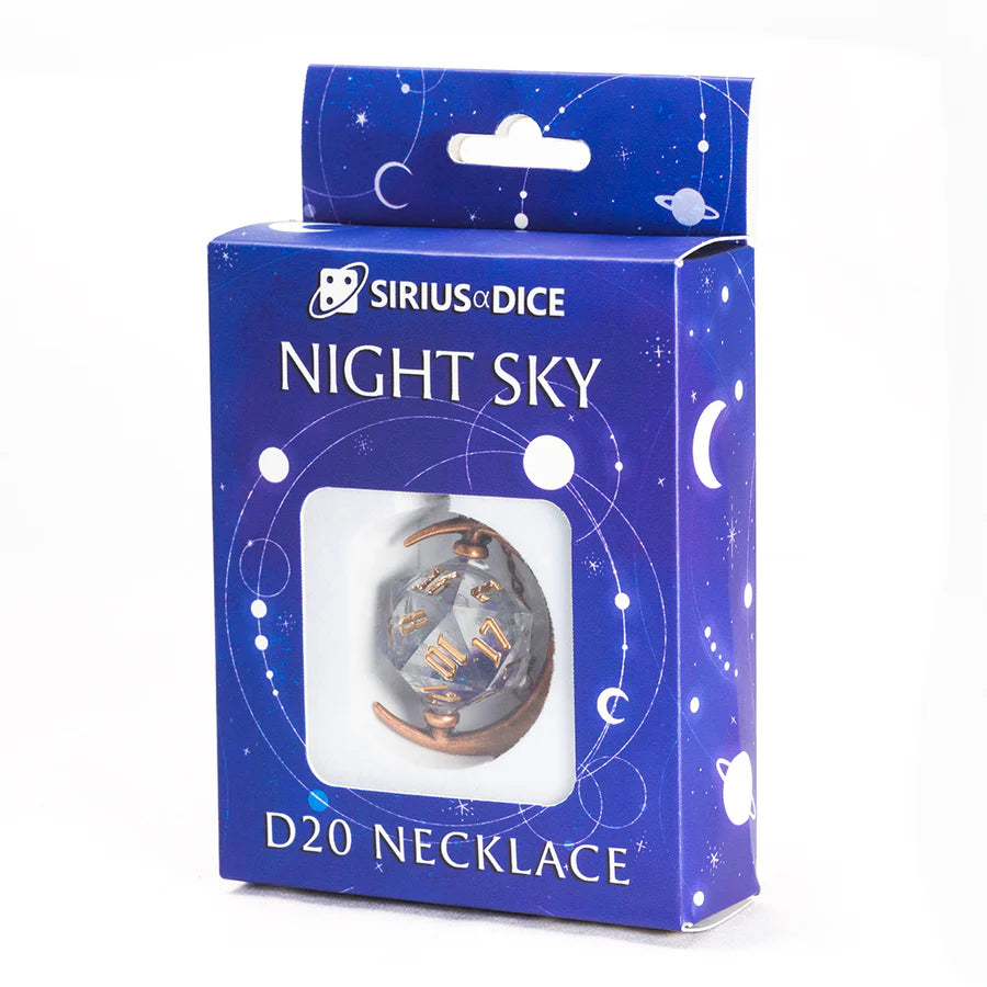 Sirius Dice - Collana D20 "Night Sky"
