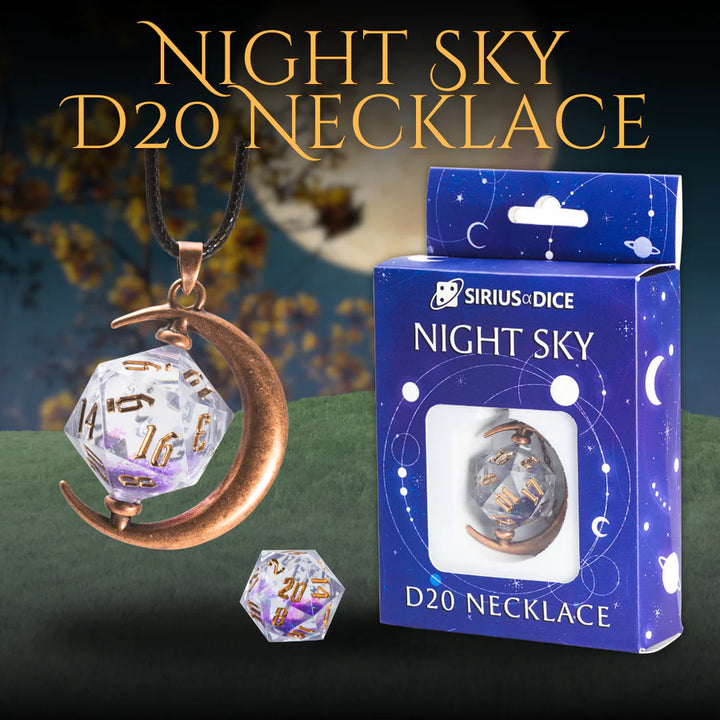 Sirius Dice - Collana D20 "Night Sky"