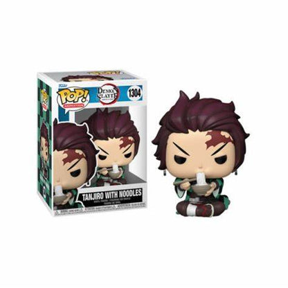 Demon Slayer POP! Animation Vinyl Figure  Tanjiro w/Noodles 9 cm