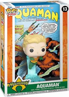 Comic Cover Vinyl Figure Aquaman 9 cm