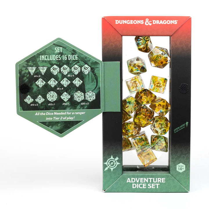 D&D Adventure Dice - Ranger: Green / Multi