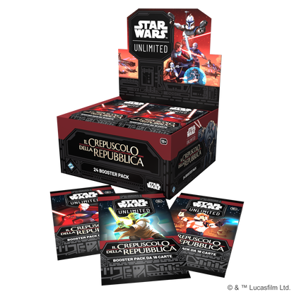 Star Wars Unlimited - Il crepuscolo della Repubblica - Booster Box Ita