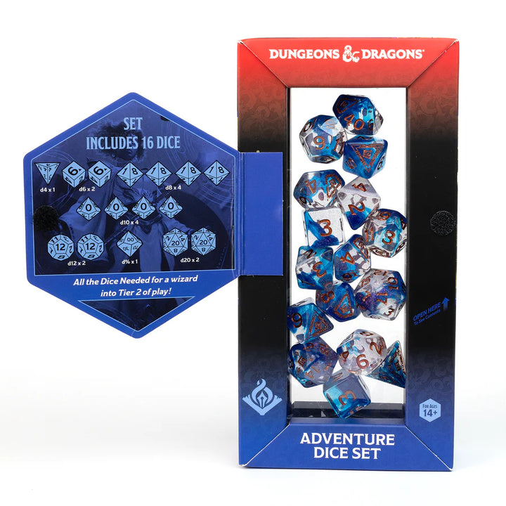 D&D Adventure Dice - Wizard: Blue