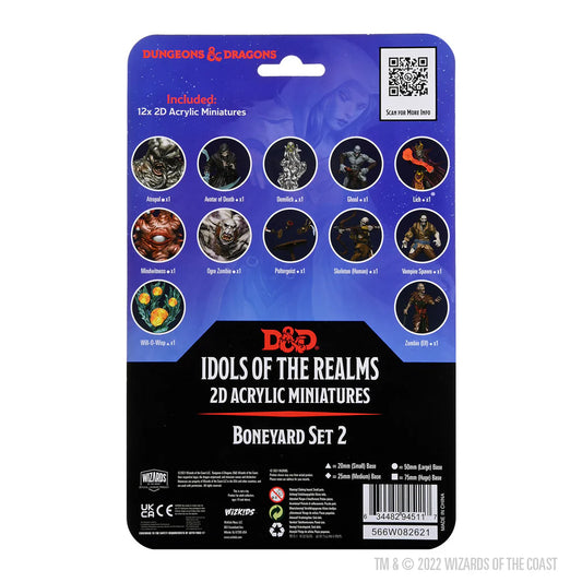 D&D Idols of the Realms: Boneyard: 2D Set 2