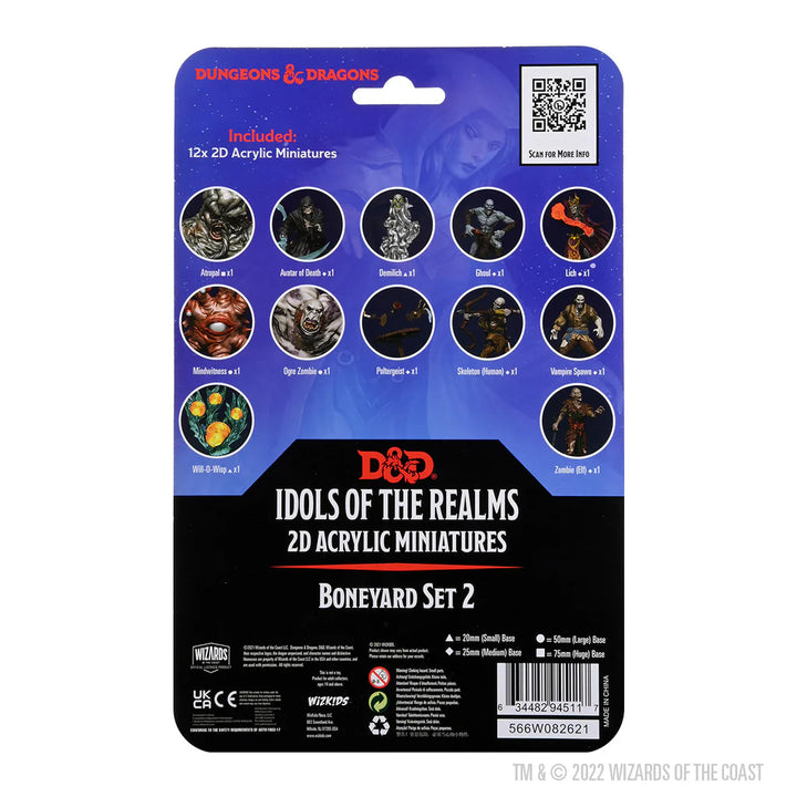 D&D Idols of the Realms: Boneyard: 2D Set 2