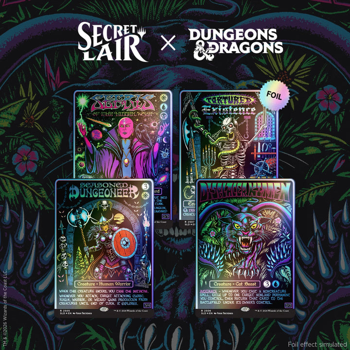 Magic The Gathering - Secret Lair Dungeons & Dragons - Black Lights & Dark Dungeons (ENG) Foil