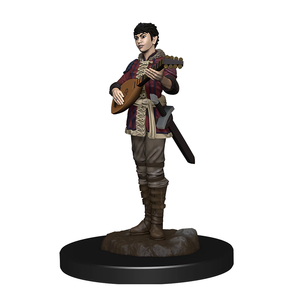 D&D Icons of the Realms - Premium Miniatures - Bardo Mezzelfo Femmina