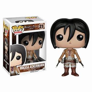 Attack on Titan POP! Animation Vinyl Figure Mikasa Ackerman with Swords 9 cm