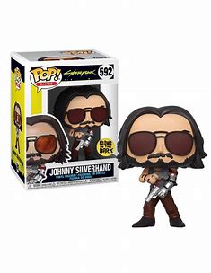 FUNKO POP! Cyberpunk 2077 POP! Games Vinyl Figure Johnny Silverhand GITD Special Edition 9